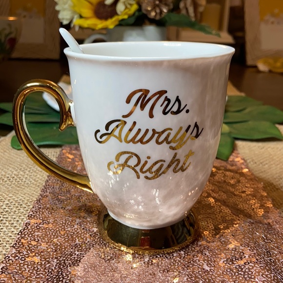 Carly & Rose porcelain tea cup and spoon - Picture 1 of 6